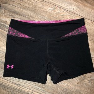 Under Armour Snakeskin Black Fitted Shorts